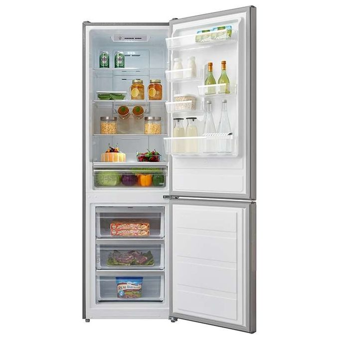 Midea MDRB489FGE02O Frigorifero Combinato 330 L 200 cm Classe E 41 dB No Frost Multi-Airflow colore Grigio Inox