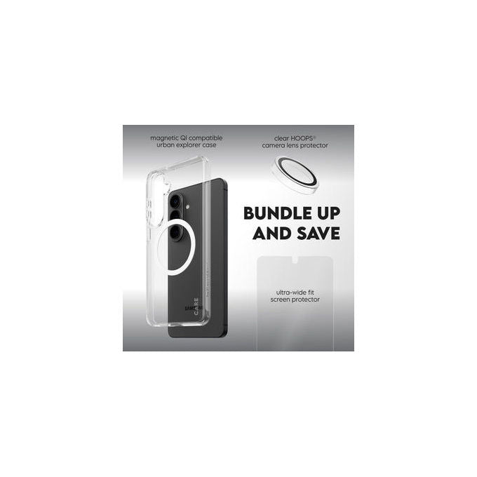PanzerGlass CR12957 CARE by PanzerGlass 3-in-1 Bundle Custodia Cover con Protezione Schermo e Obiettivo Fotocamera Resistente ai Graffi colore Trasparente