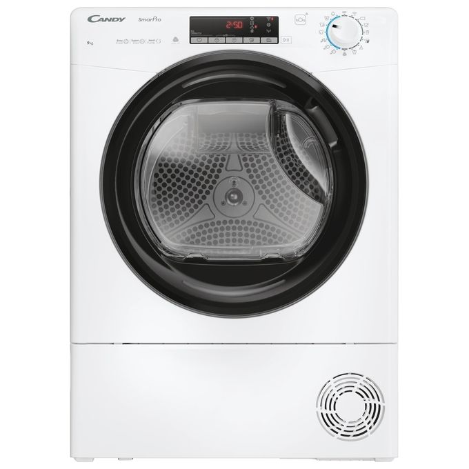 Candy CROE H9A2TBE-S Smart Pro Asciugatrice Pompa di Calore 9 Kg Classe E Wi-Fi Vapore (85x60x61 cm) colore Bianco
