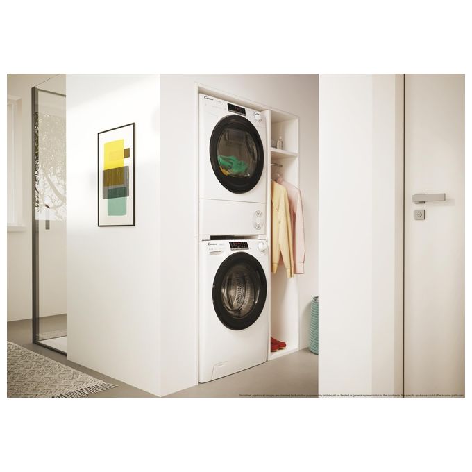 Candy CROE H9A2TBE-S Smart Pro Asciugatrice Pompa di Calore 9 Kg Classe E Wi-Fi Vapore (85x60x61 cm) colore Bianco