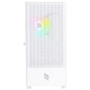 Noua CS0223AG-L111W517 Fobia L111 Case Micro ATX con Frontale Mesh e Vetro Temperato Ventola ARGB Preinstallata Supporto GPU 384 mm CPU 165 mm colore Bianco
