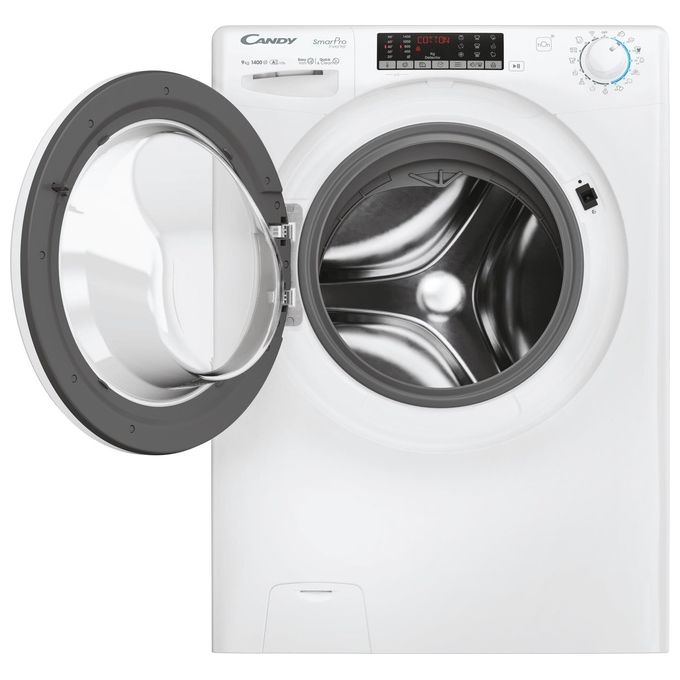 Candy CSO 496TWM6-1-S Smart Pro Inverter Lavatrice Frontale 9 Kg 1400 rpm Classe A Wi-Fi Vapore 16 Programmi (85x60x53 cm) colore Bianco