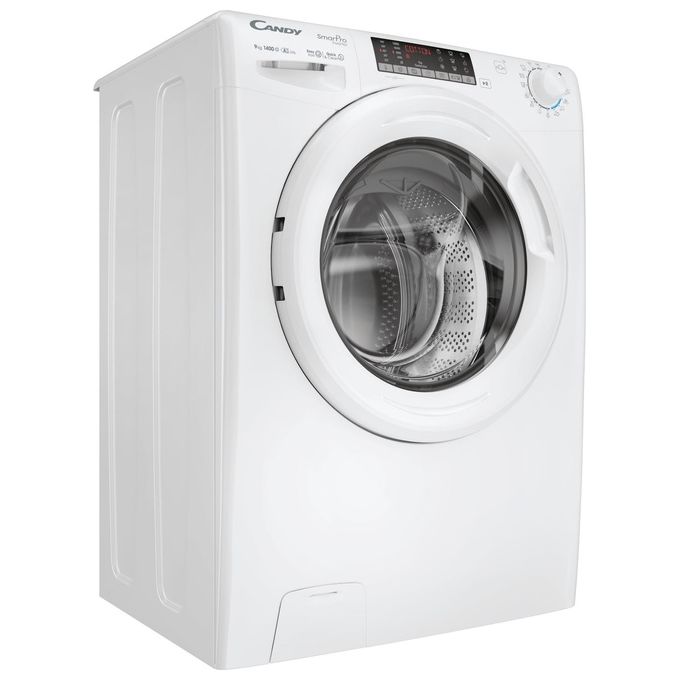 Candy CSO 496TWM6-1-S Smart Pro Inverter Lavatrice Frontale 9 Kg 1400 rpm Classe A Wi-Fi Vapore 16 Programmi (85x60x53 cm) colore Bianco