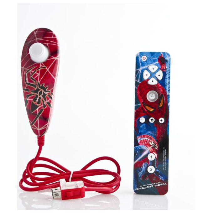 Indeca, Gamepad Wireless, Multicolore, Per Wii, The Amazing Spider-Man
