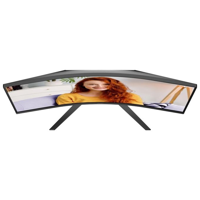 AOC monitor curvo 34 pollici CU34B3E, UltraWide QHD 3440x1440, pannello VA, 120Hz, 4ms, Adaptive Sync, HDR10, Nero