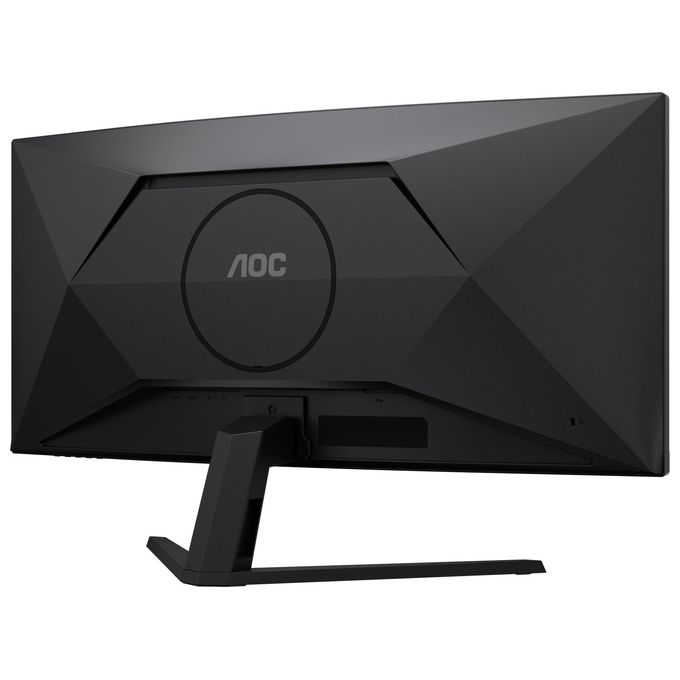 AOC monitor curvo 34 pollici CU34B3E, UltraWide QHD 3440x1440, pannello VA, 120Hz, 4ms, Adaptive Sync, HDR10, Nero