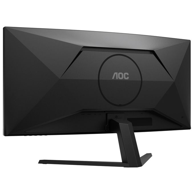 AOC monitor curvo 34 pollici CU34B3E, UltraWide QHD 3440x1440, pannello VA, 120Hz, 4ms, Adaptive Sync, HDR10, Nero