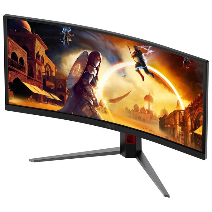 AOC CU34G4ZCA Monitor 34'' WQHD 250Hz Fast VA 1ms GtG HDR400 Adaptive Sync colore Nero
