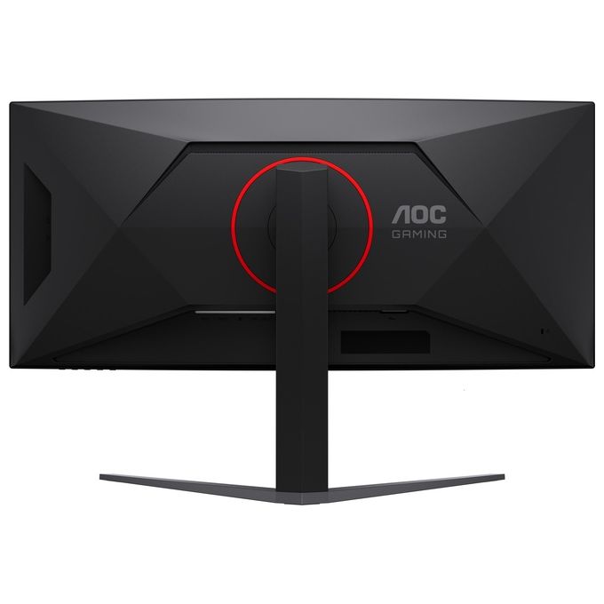 AOC CU34G4ZCA Monitor 34'' WQHD 250Hz Fast VA 1ms GtG HDR400 Adaptive Sync colore Nero