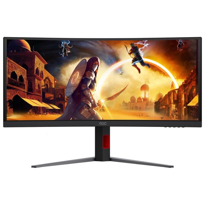 AOC CU34G4ZCA Monitor 34'' WQHD 250Hz Fast VA 1ms GtG HDR400 Adaptive Sync colore Nero