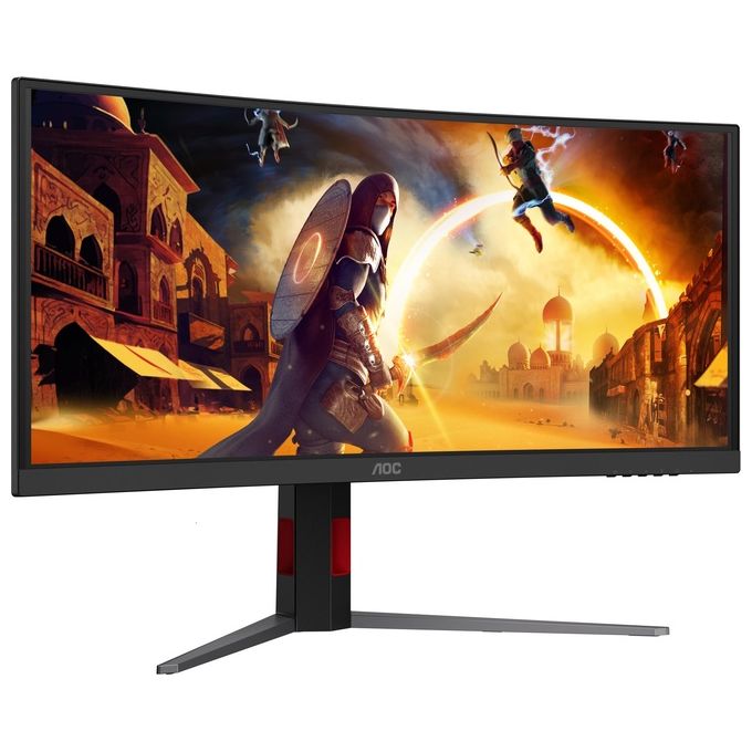 AOC CU34G4ZCA Monitor 34'' WQHD 250Hz Fast VA 1ms GtG HDR400 Adaptive Sync colore Nero