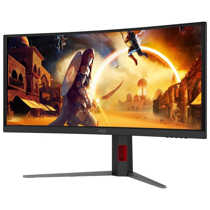 AOC CU34G4ZCA Monitor 34'' WQHD 250Hz Fast VA 1ms GtG HDR400 Adaptive Sync colore Nero