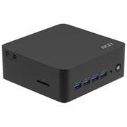 MSI CUBI Z 8M-036BEU Cubi Z Mini PC barebone AMD Ryzen 7 255 8 core 3,8 GHz RAM fino a 64 GB DDR4 2 slot M.2 NVMe Wi-Fi 6E Bluetooth 5.4 HDMI 2.1 USB 3.2 Gen 2 USB4 colore Nero