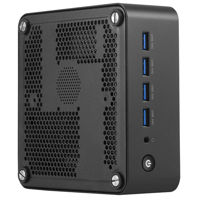 MSI CUBI Z 8M-036BEU Cubi Z Mini PC barebone AMD Ryzen 7 255 8 core 3,8 GHz RAM fino a 64 GB DDR4 2 slot M.2 NVMe Wi-Fi 6E Bluetooth 5.4 HDMI 2.1 USB 3.2 Gen 2 USB4 colore Nero