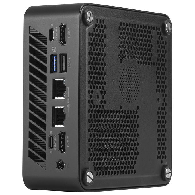 MSI CUBI Z 8M-036BEU Cubi Z Mini PC barebone AMD Ryzen 7 255 8 core 3,8 GHz RAM fino a 64 GB DDR4 2 slot M.2 NVMe Wi-Fi 6E Bluetooth 5.4 HDMI 2.1 USB 3.2 Gen 2 USB4 colore Nero