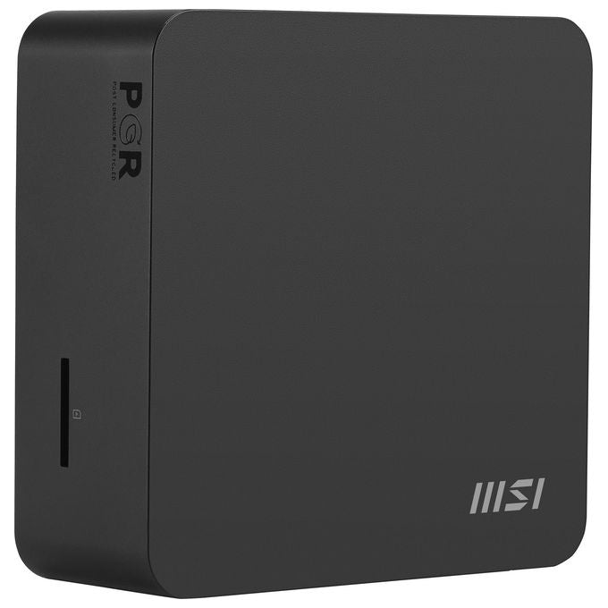 MSI CUBI Z 8M-036BEU Cubi Z Mini PC barebone AMD Ryzen 7 255 8 core 3,8 GHz RAM fino a 64 GB DDR4 2 slot M.2 NVMe Wi-Fi 6E Bluetooth 5.4 HDMI 2.1 USB 3.2 Gen 2 USB4 colore Nero