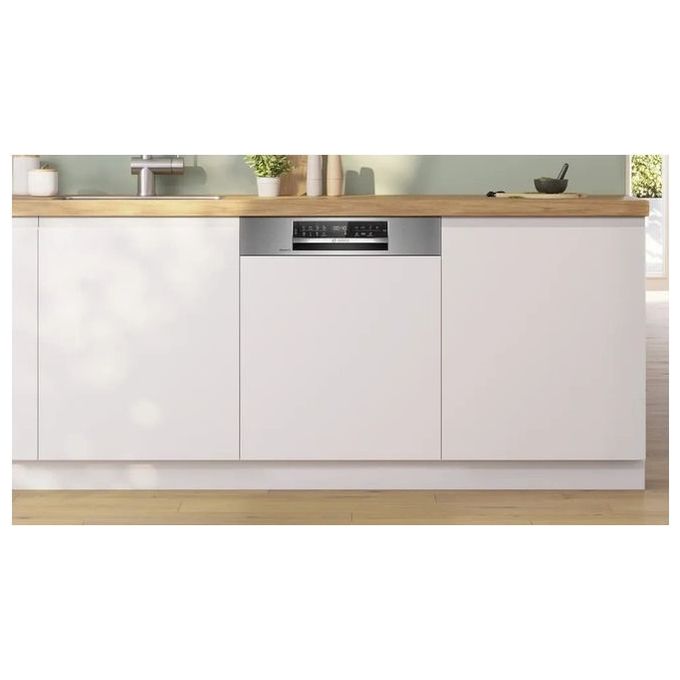 Bosch Elettrodomestici SMI6ECS17E Lavastoviglie da incasso 14 coperti Classe A-10% Apertura Porta Automatica Zona Intensiva Smart (81.5x59.8x57.3 cm) colore Inox