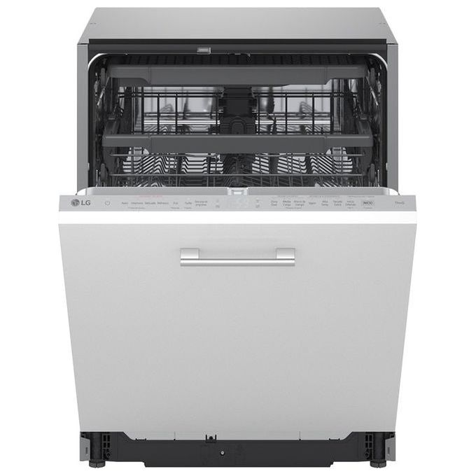 LG DB375TXSN QuadWash Lavastoviglie A scomparsa totale 14 coperti Classe A (60x82x55 cm) colore Acciaio inox