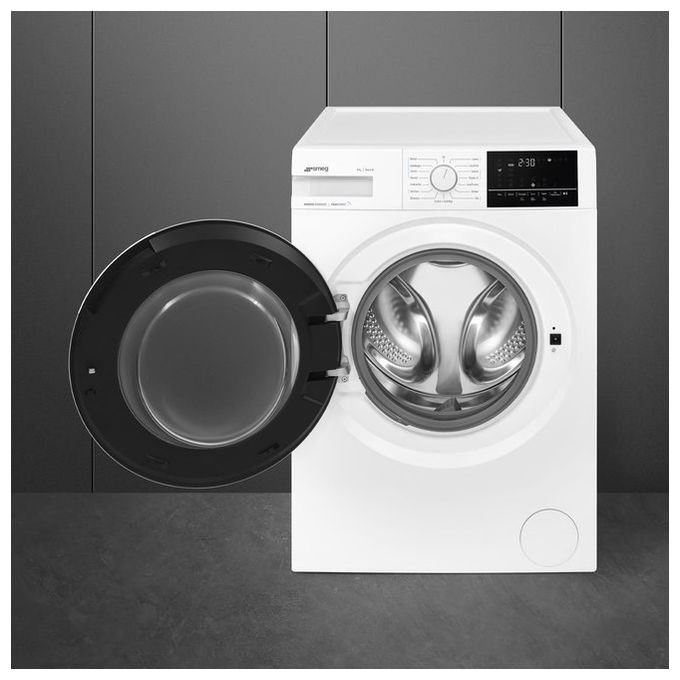 Smeg WN84SEA1 Lavatrice Carica Frontale 8 Kg 1400 rpm Classe A Vapore (84x60x58 cm) colore Bianco
