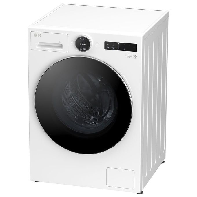 LG F4X9009TLCE Serie 900 Lavatrice AI Direct Drive 9 Kg 1400 rpm Classe A-60% Vapore Riduzione Microplastiche Wi-Fi (60x56.5x89 cm) colore Bianco
