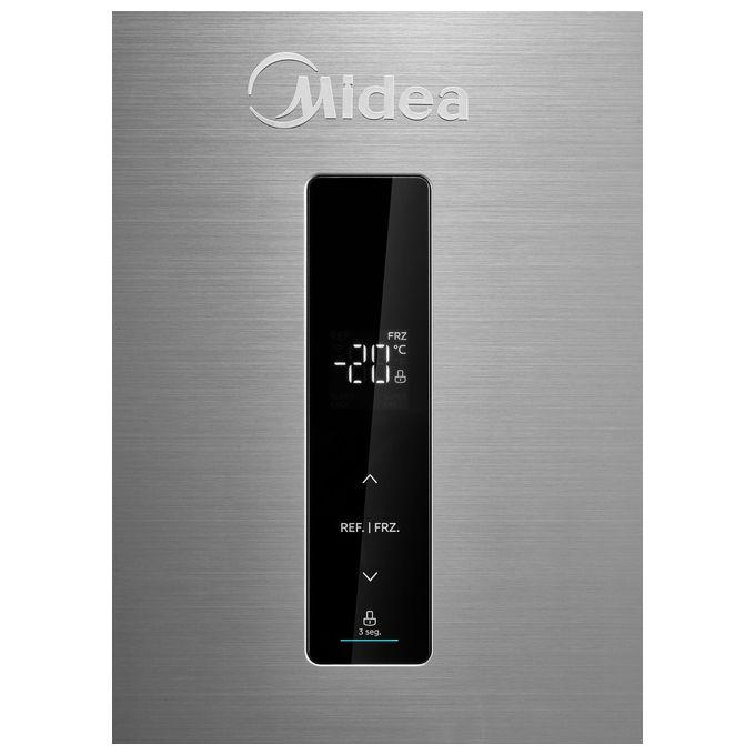 Midea MDRB593FGE46 Frigorifero Combinato 435 L 188 cm Classe E 41 dB No Frost (70x66.6x188 cm) colore Inox