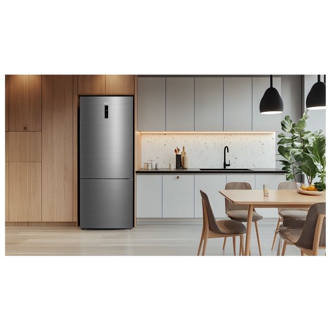 Midea MDRB593FGE46 Frigorifero Combinato 435 L 188 cm Classe E 41 dB No Frost (70x66.6x188 cm) colore Inox