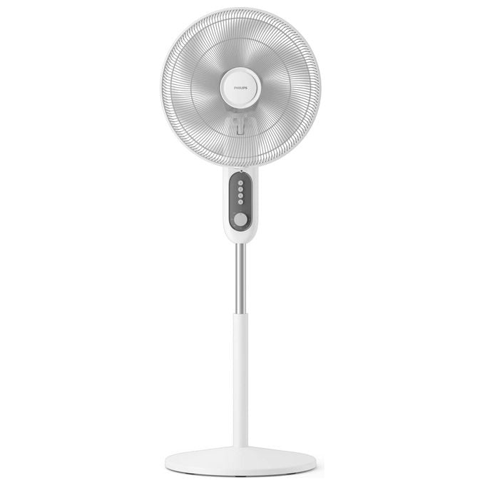 Philips CX1220 Serie 1000 Ventilatore a Piantana 3330 m³-h 38 dB 45 W 3 velocita' oscillazione 80° altezza regolabile timer colore Grigio