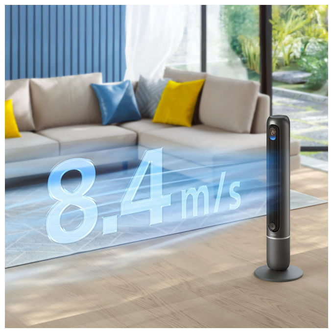 Philips CX7550-00 Smart Series 7000 Ventilatore a Torre 2440 m³-h 22 dB 30 W 12 velocita' Wi-Fi Aromaterapia colore Bianco 01