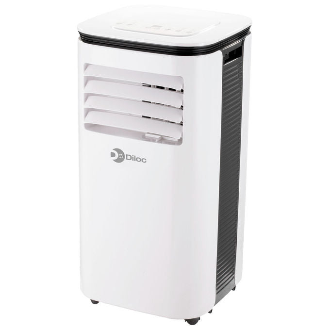 Diloc DIGLU12000FC IGLU Condizionatore portatile 12000 BTU per ambienti fino a 25 m² Classe A Pompa di Calore Inverter Wi-Fi R290 colore Bianco