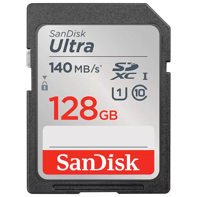 SanDisk SDSDBUQ-128G-GN6IN Ultra PLUS Scheda di memoria SDXC 128 GB UHS-I V10 U1 C10 velocita' lettura 200 MB-s colore Argento