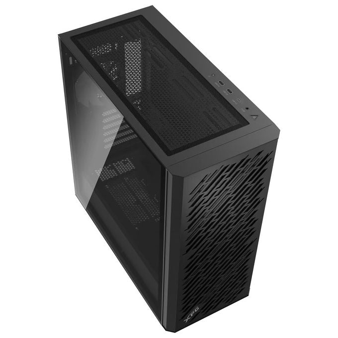 XPG 75261657 VALOR AIR PRO Case PC Midi Tower ATX EATX micro ATX Mini-ATX con Illuminazione Multi-colore e Vetro Temperato colore Nero