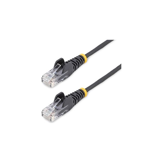 StarTech N6PAT100CMBKS10PK Cavo Ethernet CAT6 Slim 1 m 28AWG UTP RJ45 Snagless LSZH 10 pezzi colore Nero