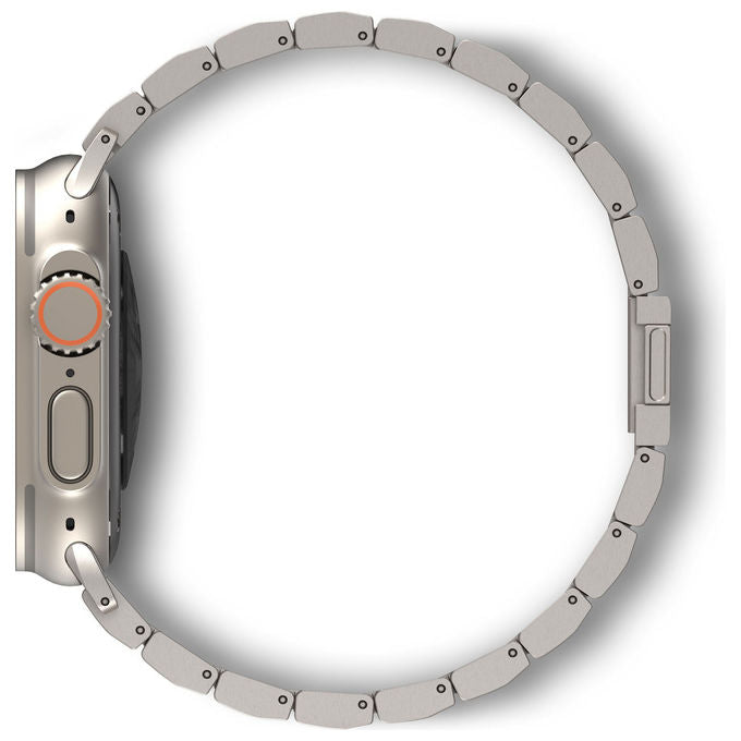 Decoded D25AWS49TTS1TM Traction Band Cinturino in Titanio Compatibile con Apple Watch Ultra 1 2 3 Chiusura Magnetica Regolabile colore Titanio