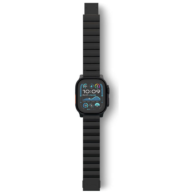 Decoded D25AWS49TTS1TMBK Banda Decoded Traction Band in Titanio per Apple Watch Ultra 1 e 2 regolabile con chiusura magnetica colore Nero