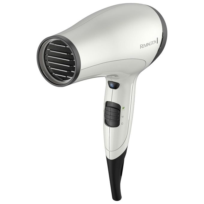 Remington D3015 Asciugacapelli 2000W Griglia Ionica in Ceramica Bianco