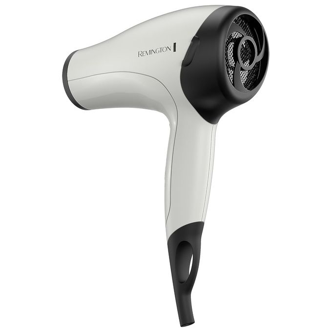 Remington D3015 Asciugacapelli 2000W Griglia Ionica in Ceramica Bianco