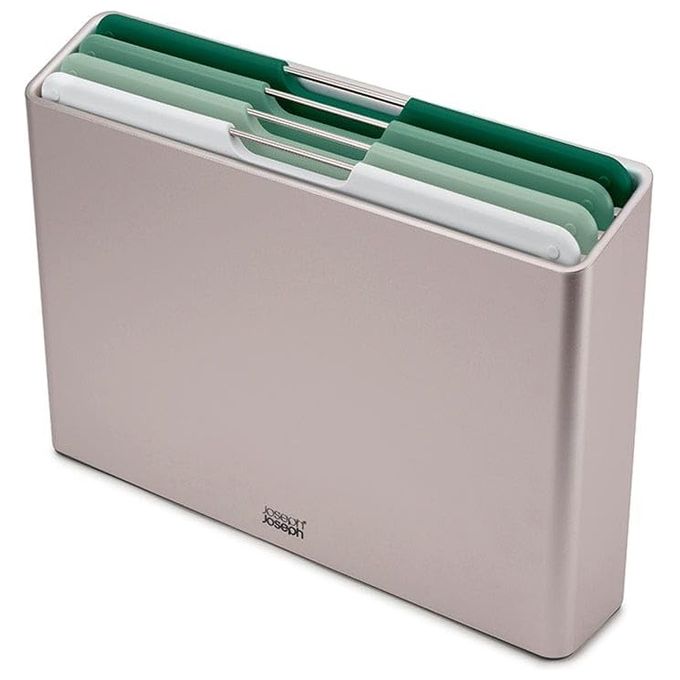 Joseph Joseph 5028420004274 Folio Tagliere Antiscivolo Lavabile in Lavastoviglie BPA-free colore Verde
