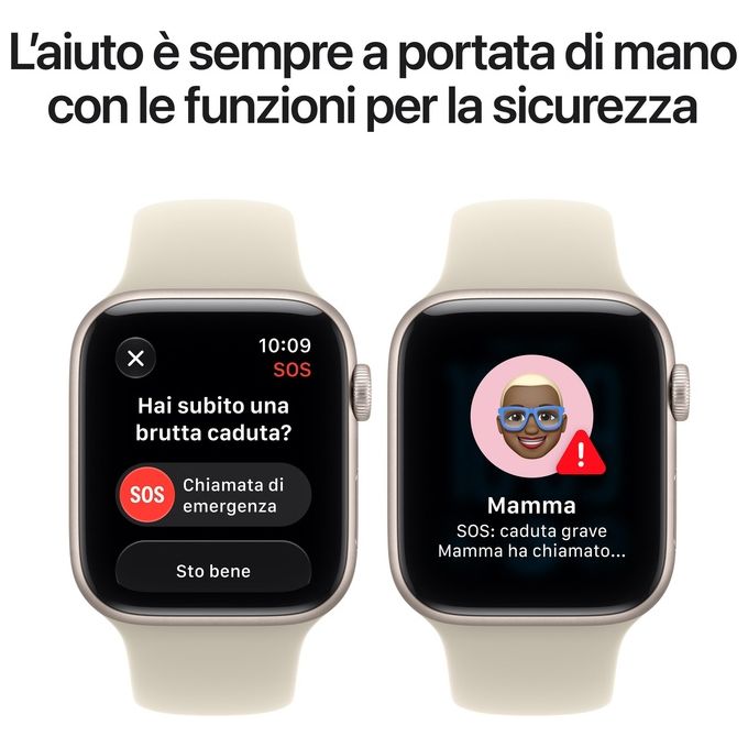 Apple MJL74QL-A Apple Watch SE 3 GPS Cassa 44 mm in Alluminio Mezzanotte con Cinturino Sport Blu Marino colore Blu Marino
