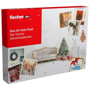 Fischer 578708 Adventskalender 2026 con 24 Sorprese colore Rosso