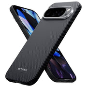 Pitaka GPPB2402 MagEZ Custodia 5 in Fibra Aramidica per Google Pixel 9 Pro XL colore Nero Grigio Twill