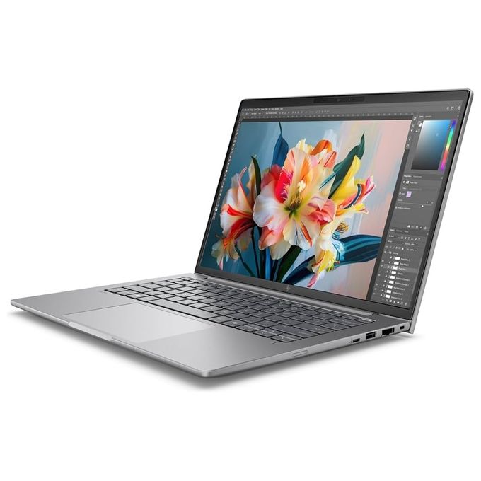 HP D5JM1ETABZ ZBook 8 G1ak Workstation Mobile 14 pollici AMD Ryzen AI 7 PRO 32GB DDR5 1TB SSD WUXGA Wi-Fi 7 Windows 11 Pro colore Argento