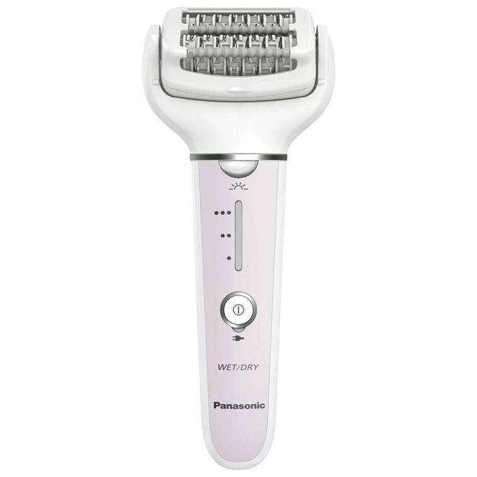 Panasonic ES-EY80-P503 Epilatore elettrico 60 pinzette wet and dry 3 velocita' testina oscillante illuminazione integrata colore Rosa
