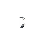 König and Meyer 12271 Twin Head Pro Lampada per leggio dimmerabile con luce bianca calda 2x6 LED 2x~2500 lux alimentazione batteria o alimentatore colore Nero