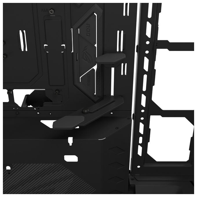 Asus 90DC00T0-B09030 ROG CRONOX GR801 CURVE TG ARGB Midi Tower con Display LCD 9.2'' e Vetro Curvo Temperato colore Nero