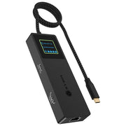 ICY BOX 61216 Spade Dock 4038 Docking Station USB 3.2 Gen 2 Type-C 10 Gbit-s HDMI 2.0 4K Ethernet 1000 Mbit-s Alimentazione USB 100 W colore Nero