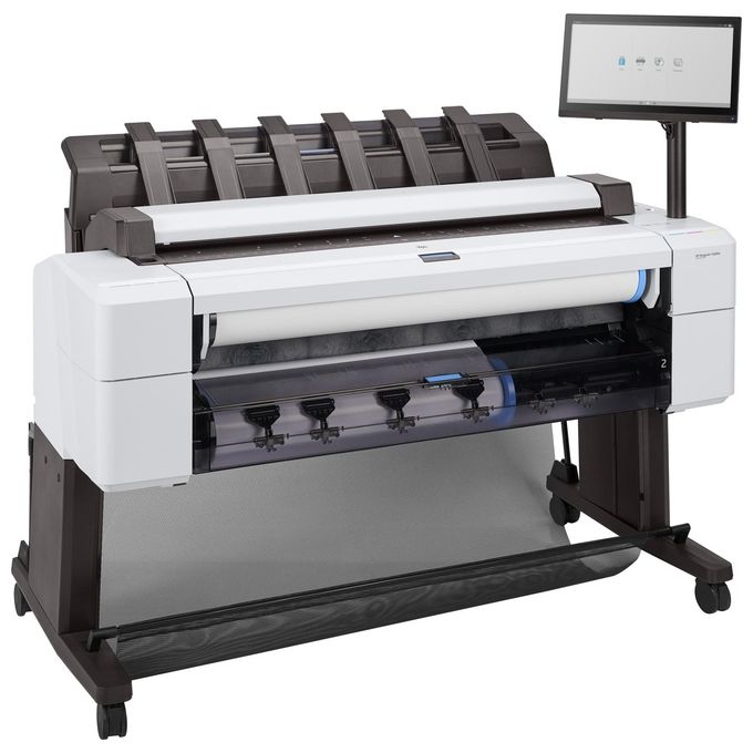 HP 3EK15D#B19 DESIGNJET T2600DR PS MFP Stampante Multifunzione Grandi Formati 36 Pollici Risoluzione 2400 x 1200 DPI Tecnologia Ad Inchiostro a Getto Connettivita' HP ePrint Wi-Fi Diretto Doppio Rotolo colore Nero
