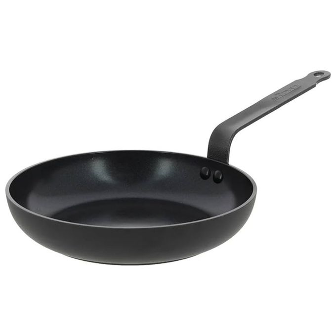 DE BUYER 8220 CERANOA Padella Rivestimento in Ceramica Diametro 24 cm Adatta a Tutti i Piani Cottura incluso Induzione Senza PFAS colore Nero