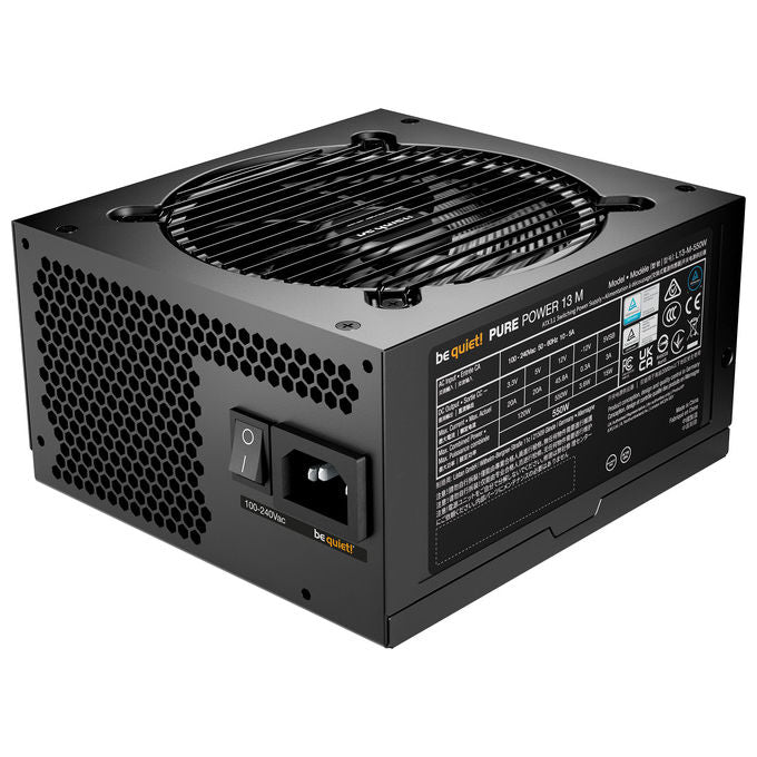Be quiet! BP024EU Pure Power 13 M Alimentatore per Computer 550 W 80 PLUS Gold ATX 20+4 pin colore Nero