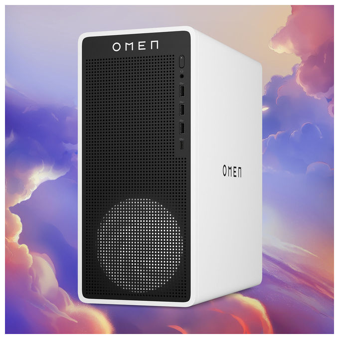 HP D8QB2EA OMEN 16L PC Tower Intel Core Ultra 7 265F 16 GB DDR5-SDRAM 1 TB SSD NVIDIA GeForce RTX 5060 Windows 11 Home colore Bianco