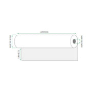 Rotolificio Pugliese D91P29-8814 CF2 Carta per plotter 90 g-mq 914 mm x 50 m colore Bianco
